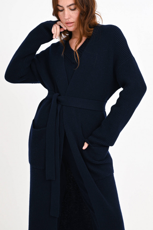 Lisa Yang Maxi-Cardigan ELEANOR aus Cashmere in Navy