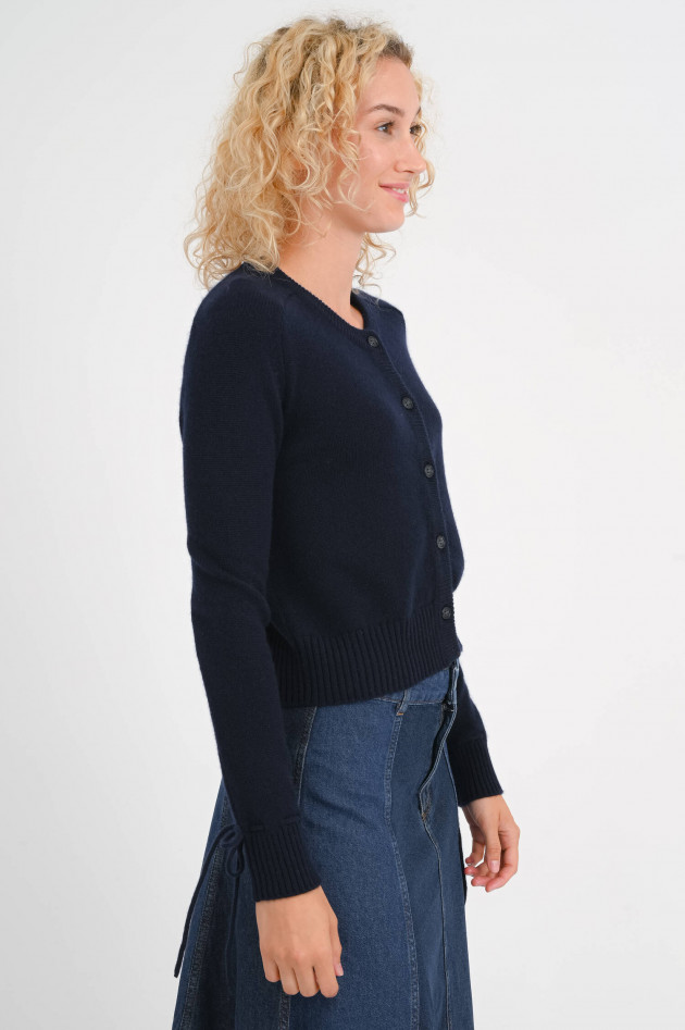 Lisa Yang Cardigan LO in Navy