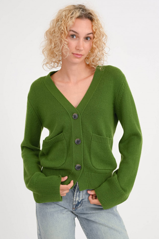 Lisa Yang Cashmere Cardigan DANNI in Matcha