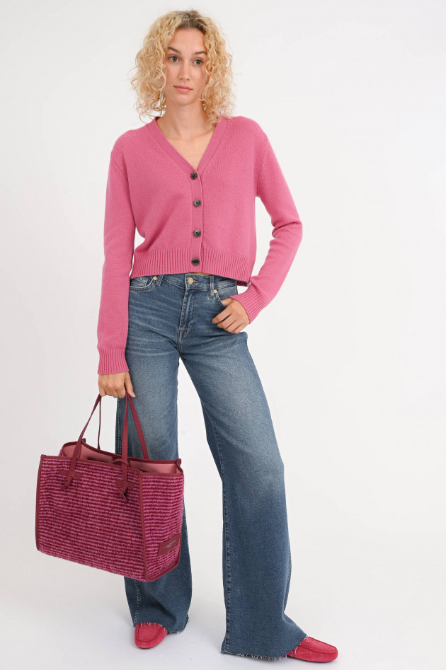Lisa Yang Cardigan MARION in Rose Pink