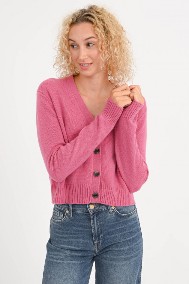 Lisa Yang Cardigan MARION in Rose Pink
