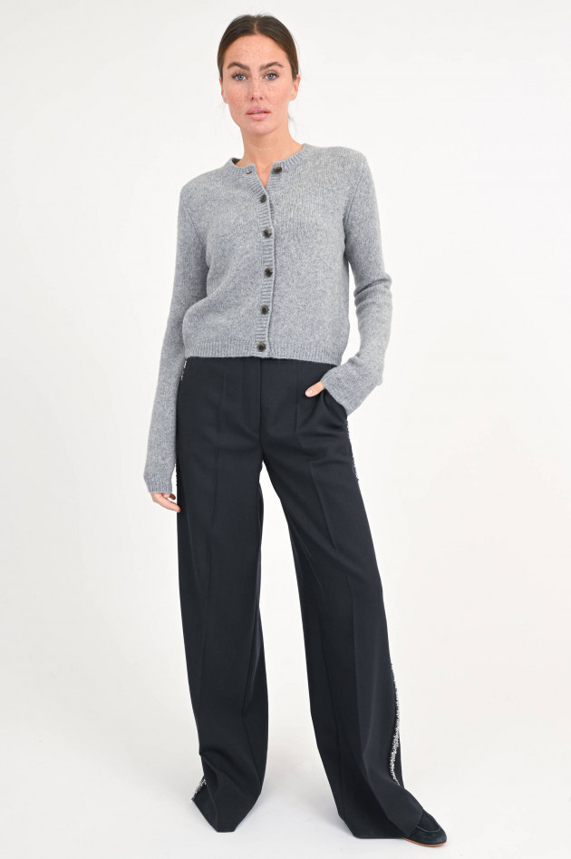 Lisa Yang Cashmere-Cardigan FELICIA in Grau