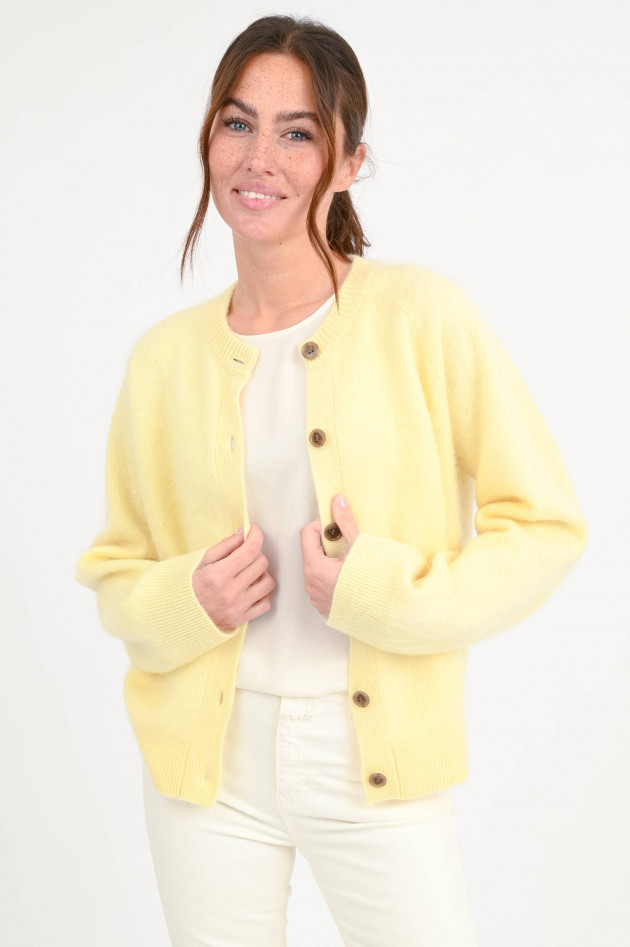 Lisa Yang Cardigan MELBA in Buttergelb