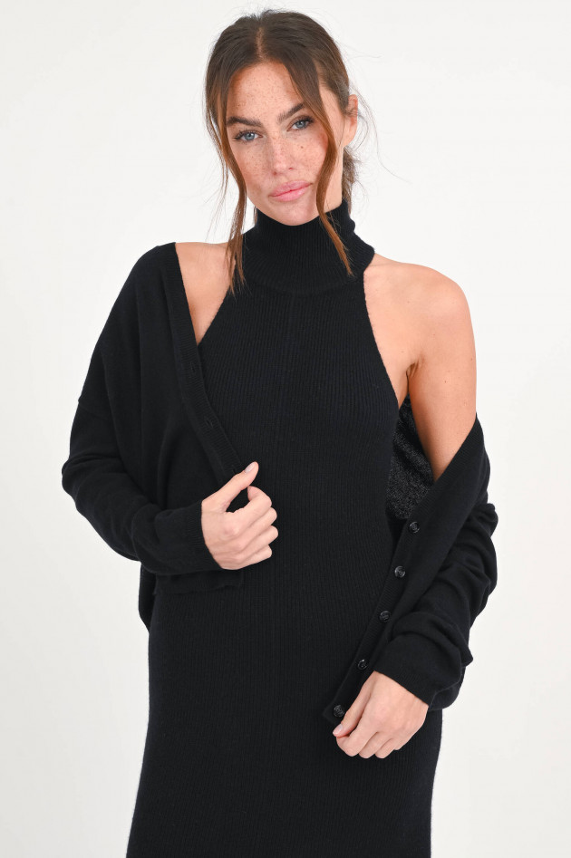 Lisa Yang Cardigan ABBY in Schwarz