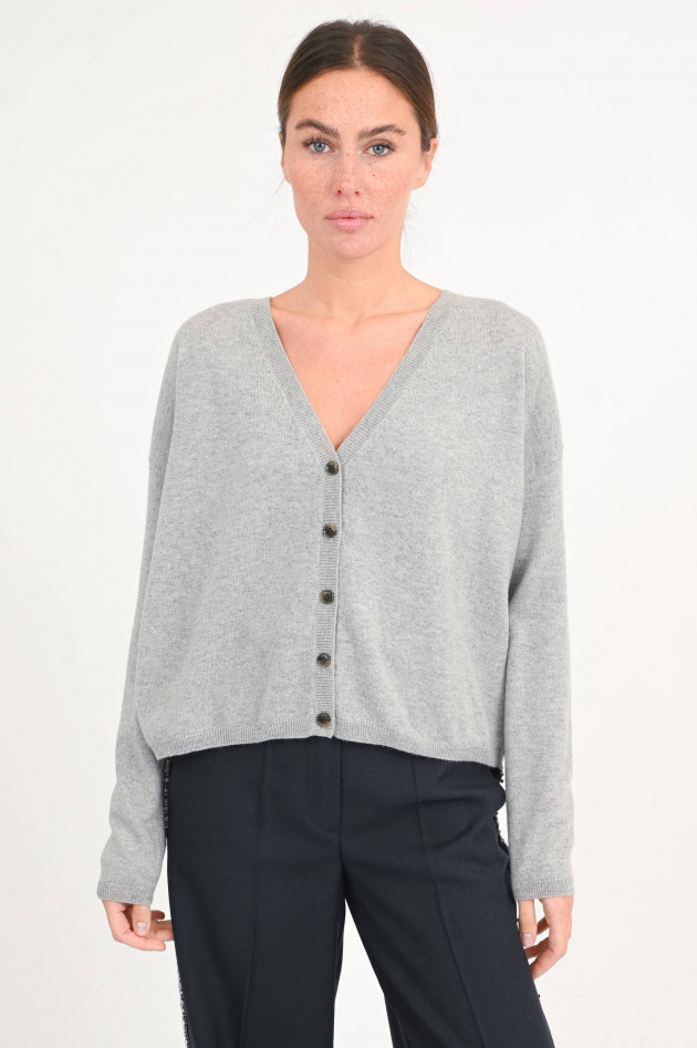 Lisa Yang Cardigan ABBY in Hellgrau