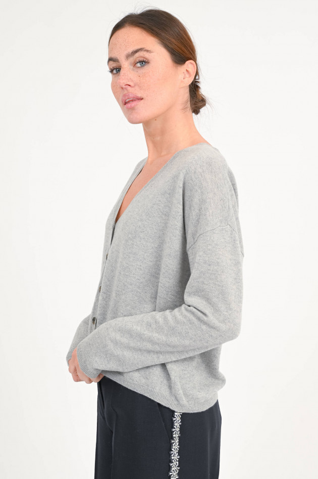 Lisa Yang Cardigan ABBY in Hellgrau