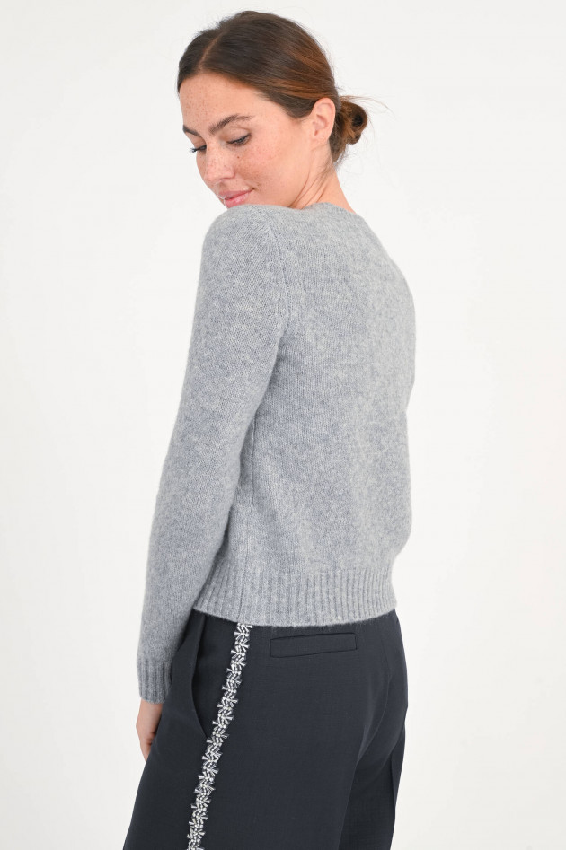 Lisa Yang Cashmere Pullover MIRA in Grau