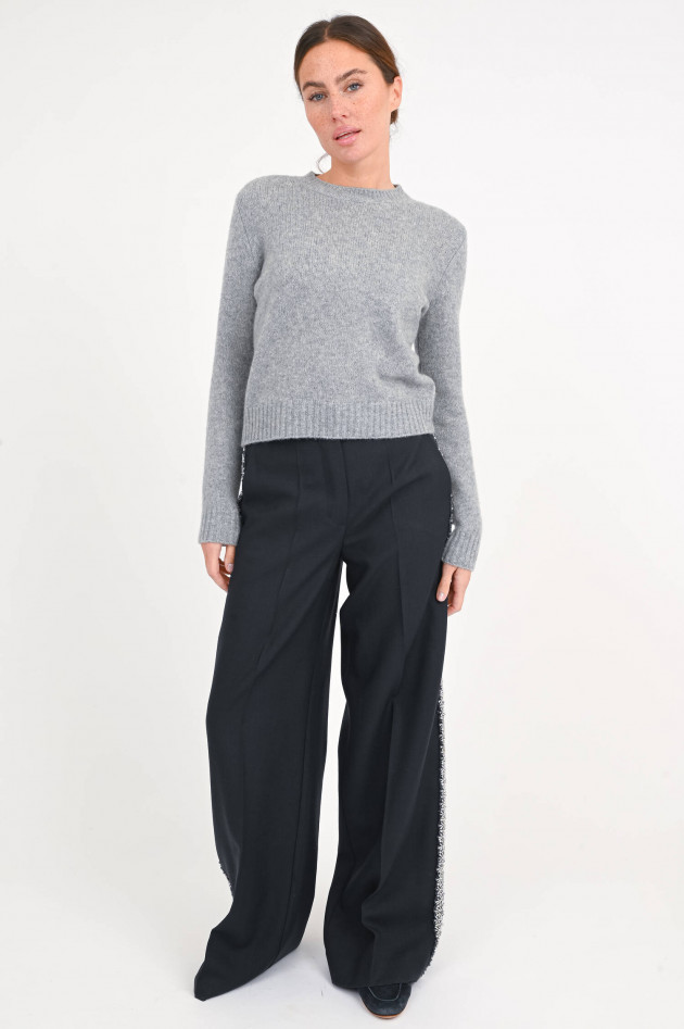 Lisa Yang Cashmere Pullover MIRA in Grau
