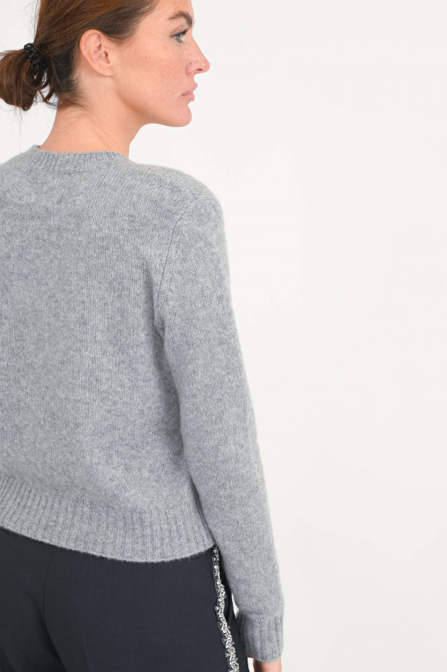 Lisa Yang Cashmere Pullover MIRA in Grau