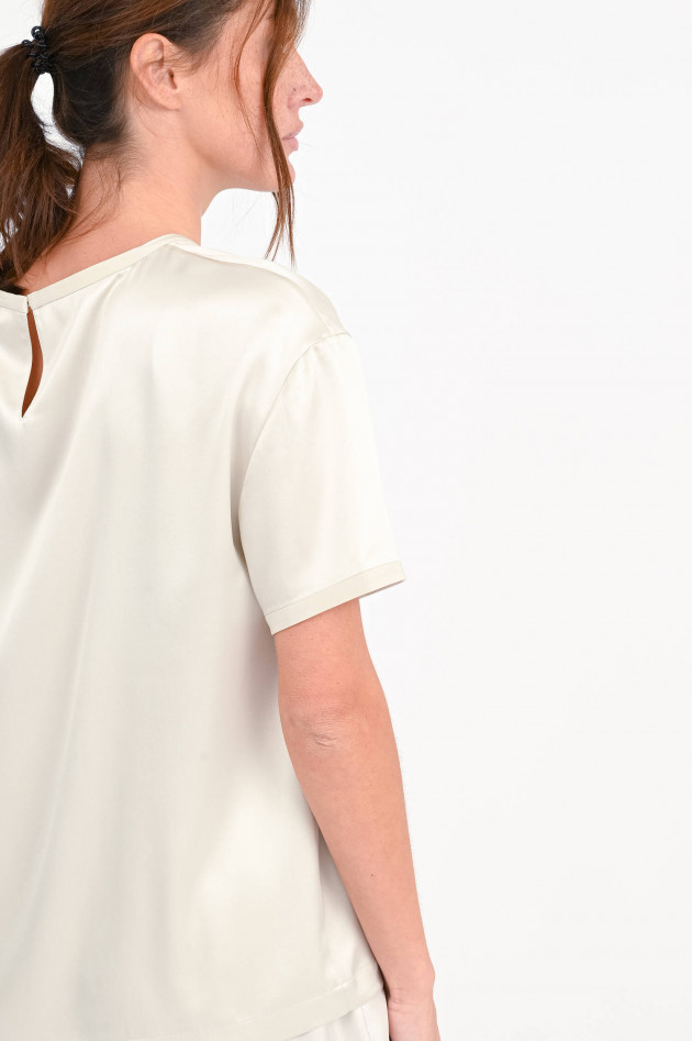 Lisa Yang Seidenshirt in Champagne