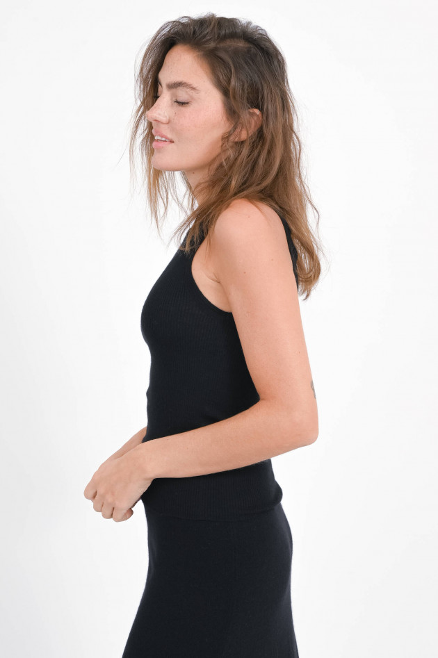 Lisa Yang Cashmere-Tanktop LYNETTE in Schwarz