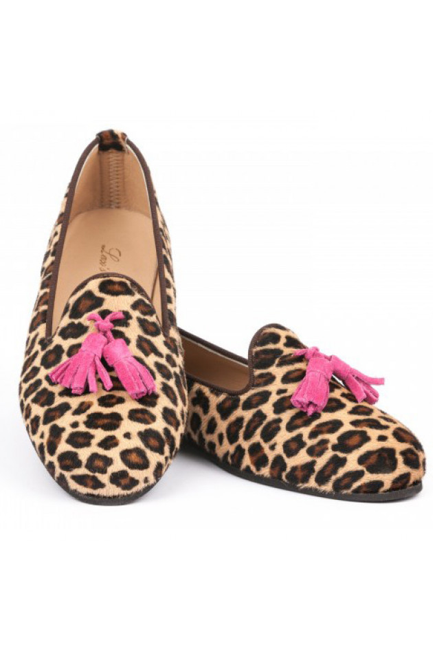 Laco's Collection Loafers FRIZZI im Leopardendesign