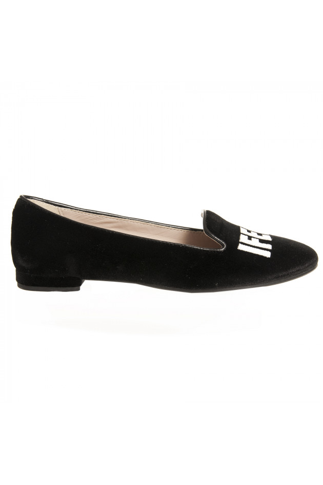 Chiara Ferragni Loafers SMILEY in Schwarz