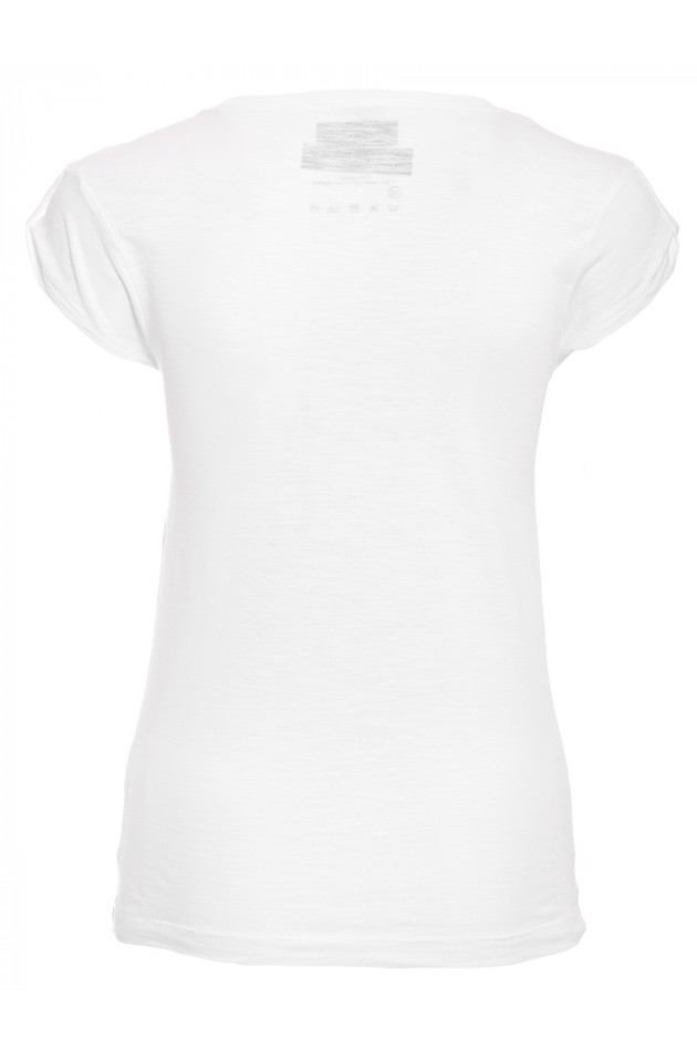 London Ink T-Shirt Weiß mit Print und Strass