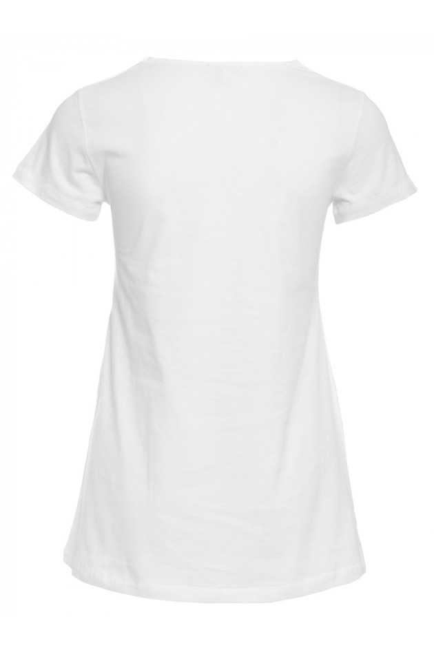 T-Shirt Weiß mit Paillettenstern