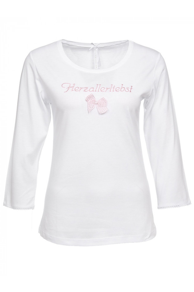 Louis & Louisa Pyjama HERZALLERLIEBST Weiß/Rosa