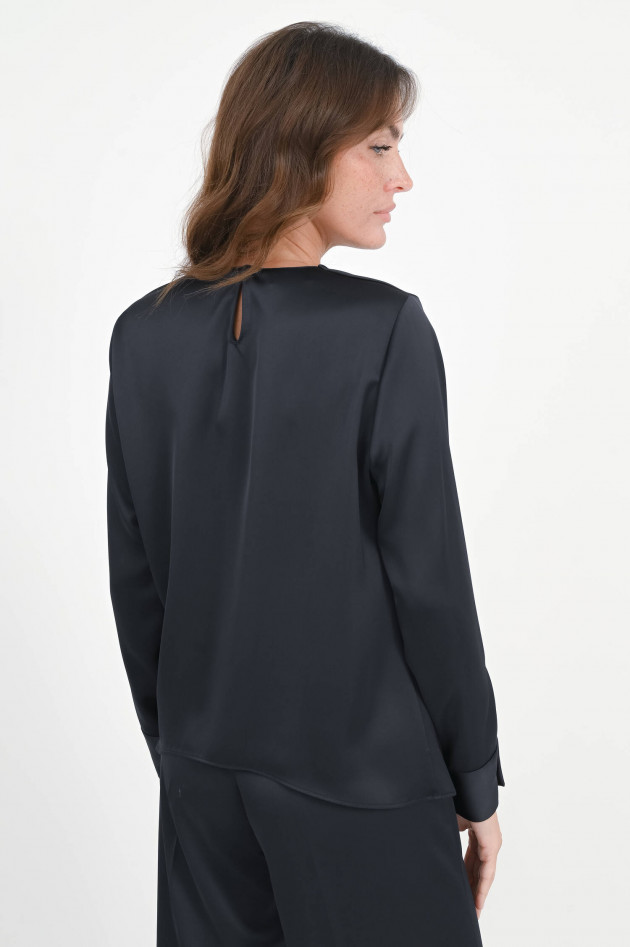 Love Birds Bluse mit Schleifen-Detail in Notte