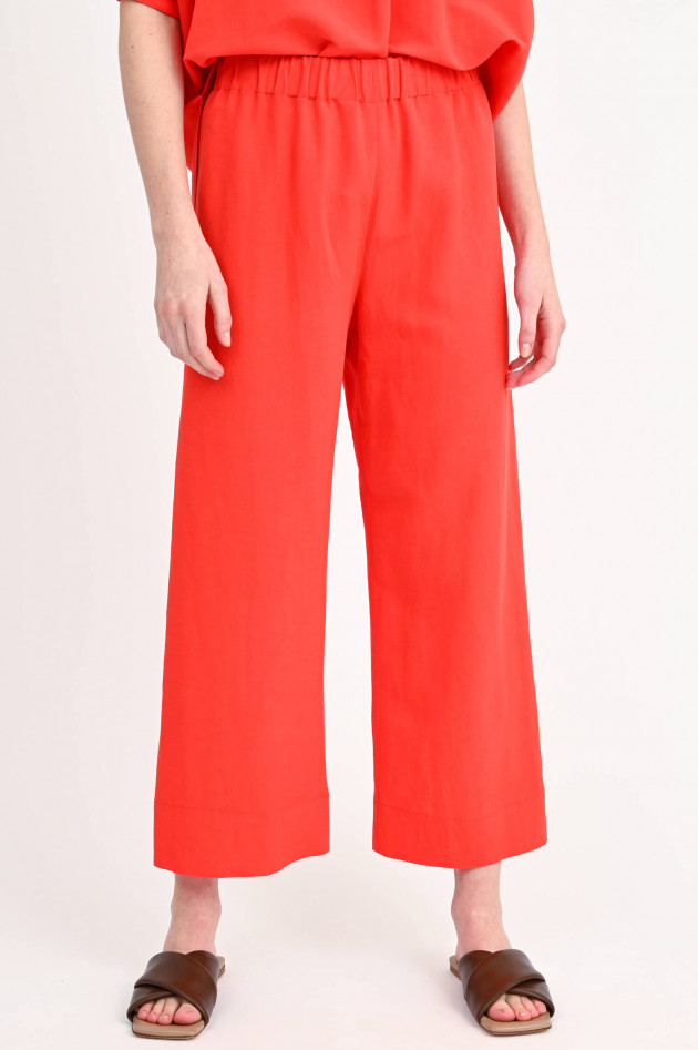 Love Birds Viskose/Leinen Culotte in Orange