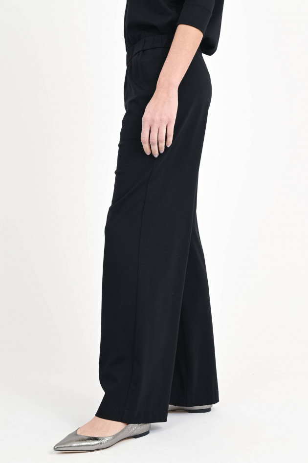 Love Birds Hose aus Viskose-Mix in Schwarz