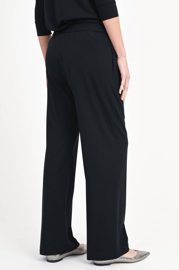 Love Birds Hose aus Viskose-Mix in Schwarz