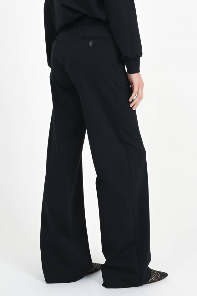 Love Birds Hose aus Viskose-Mix in Schwarz