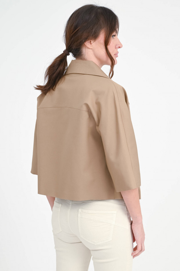 Love Birds Trenchcoat-inspirierte Jacke in Camel