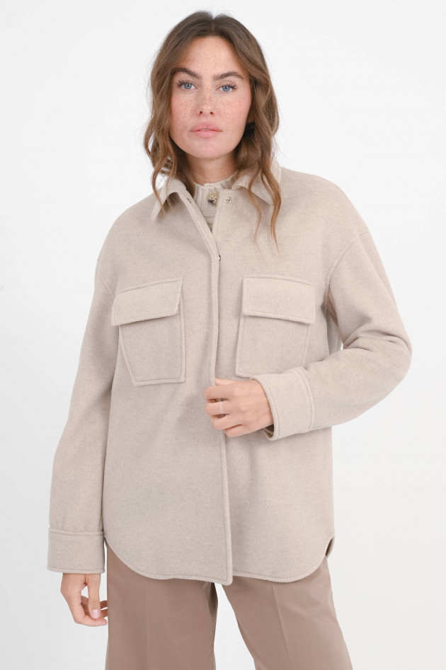 Love Birds Fleecejacket in Hellbeige