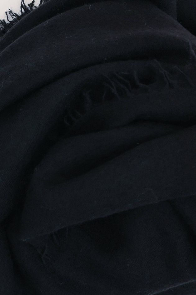 Love Birds Cashmere-Schal in Schwarz