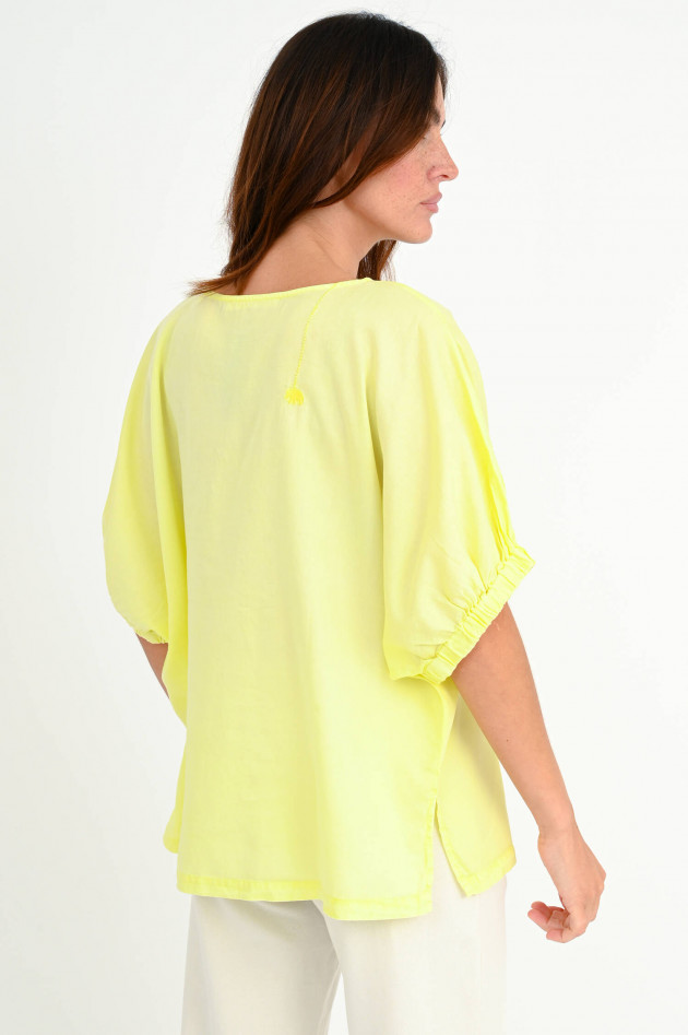 Love Joy Victory Oversize Bluse in Gelb