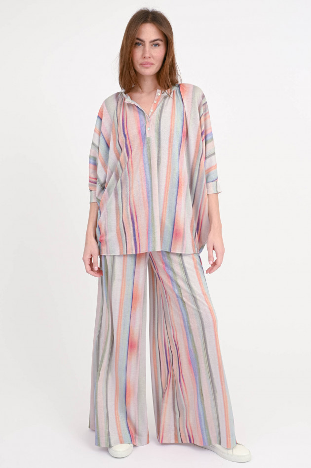 Love Joy Victory Gestreifte Oversize-Bluse ANNI in Multicolor