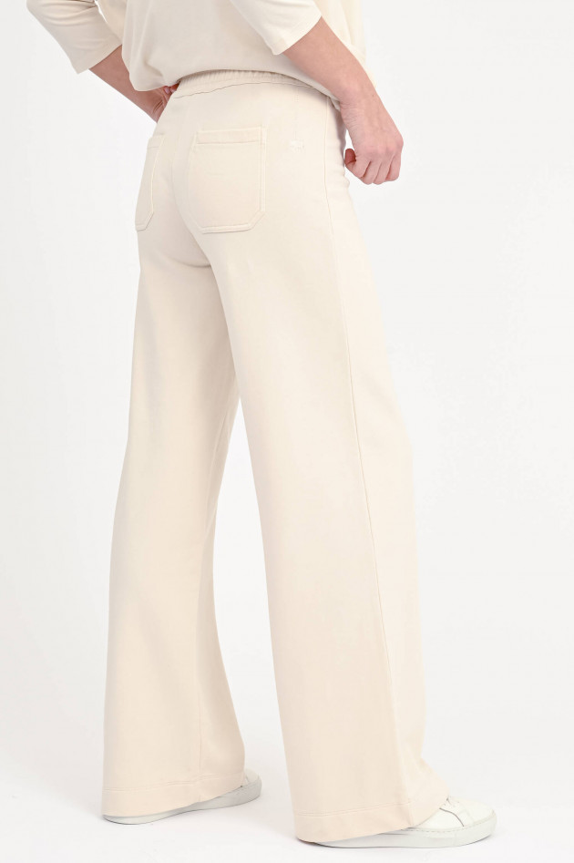Love Joy Victory Sweatpants ALBANY mit Knopfleiste in White Sand