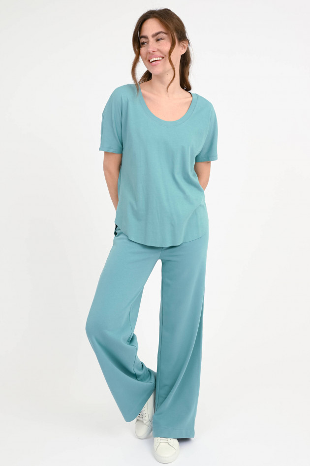Love Joy Victory Sweatpants ALBANY mit Knopfleiste in Cyan