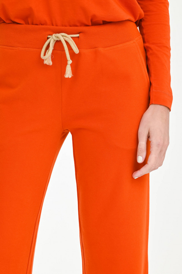 Love Joy Victory Cropped Sweatpants in Orange