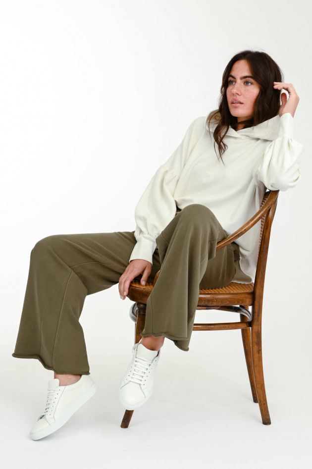 Love Joy Victory Weite Sweat-Culotte in Oliv