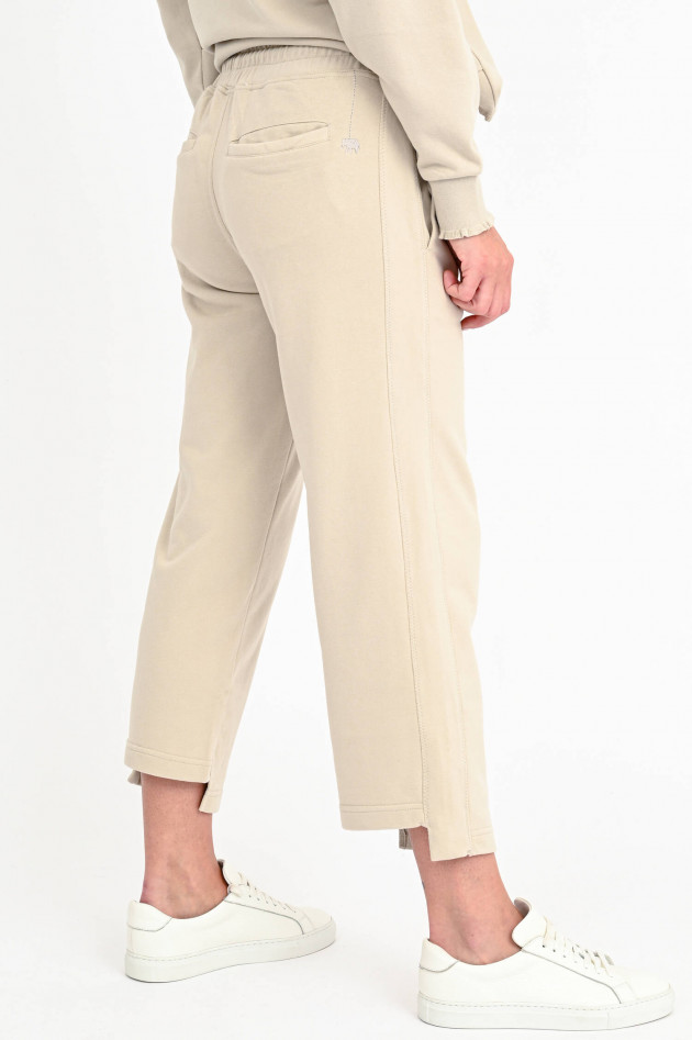 Love Joy Victory Cropped Sweatpants in Beige