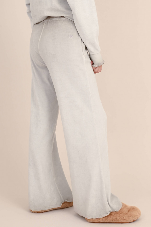 Love Joy Victory Velvet Terry Sweatpants in Grau