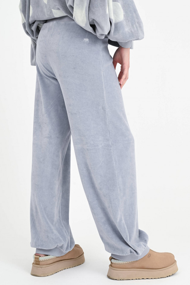 Love Joy Victory Velvet Sweatpants PERRY in Light Sky