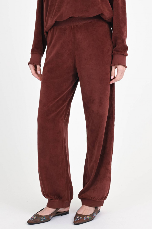 Love Joy Victory Frottee-Sweatpants PERRY in Kastanie