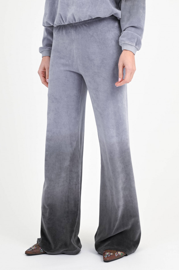 Love Joy Victory Samt-Sweatpants BAJNA in Fliederblau