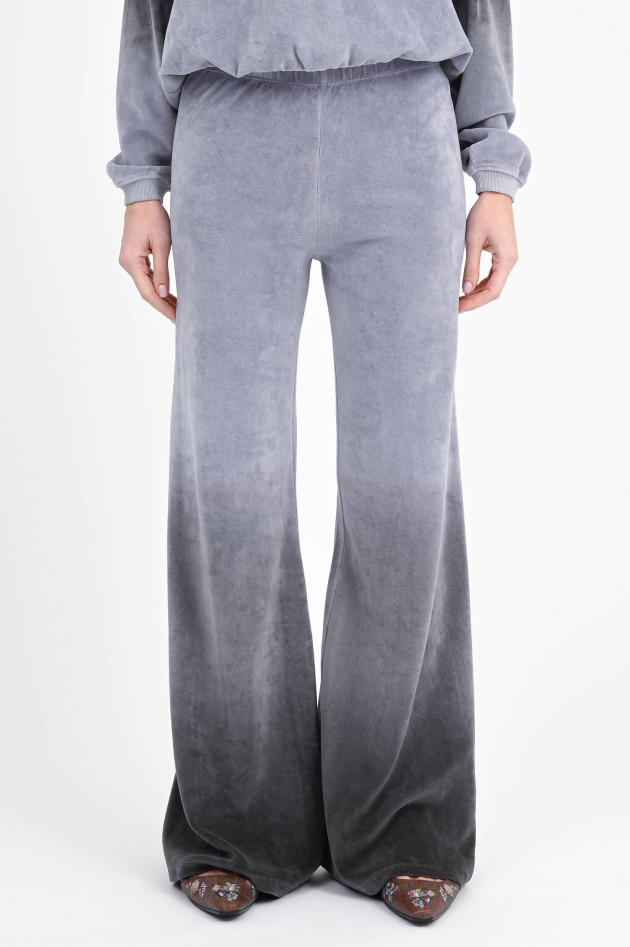 Love Joy Victory Samt-Sweatpants BAJNA in Fliederblau