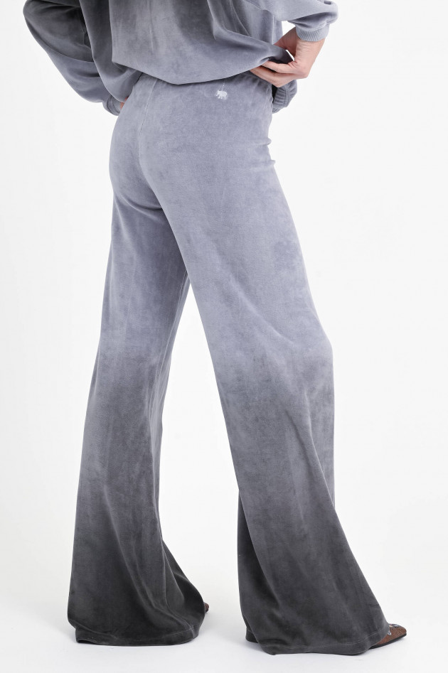 Love Joy Victory Samt-Sweatpants BAJNA in Fliederblau