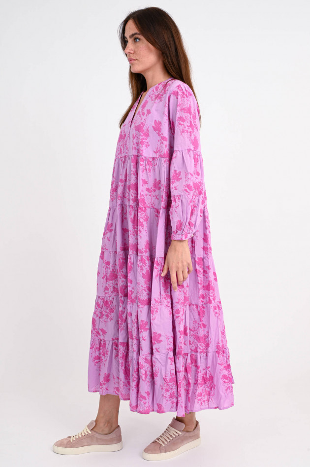 Love Joy Victory Oversize Volantkleid in Flieder/Pink