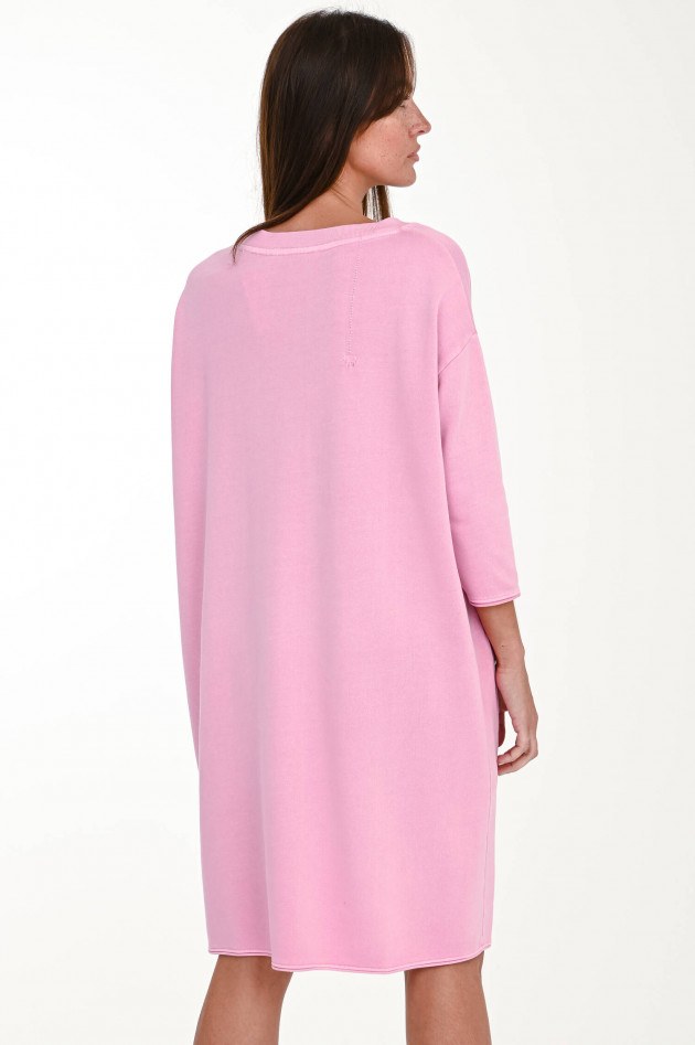 Love Joy Victory Oversized Sweatkleid in Bonbon-Rosa
