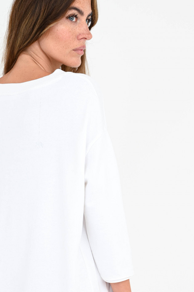 Love Joy Victory Oversized Sweat-Kleid in Weiß