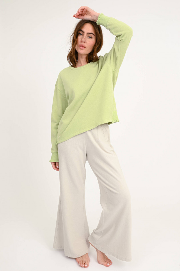 Love Joy Victory Glitzer-Sweatshirt ROSE in Grün