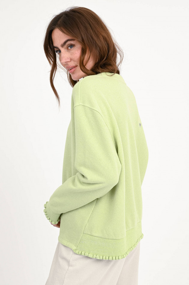 Love Joy Victory Glitzer-Sweatshirt ROSE in Grün