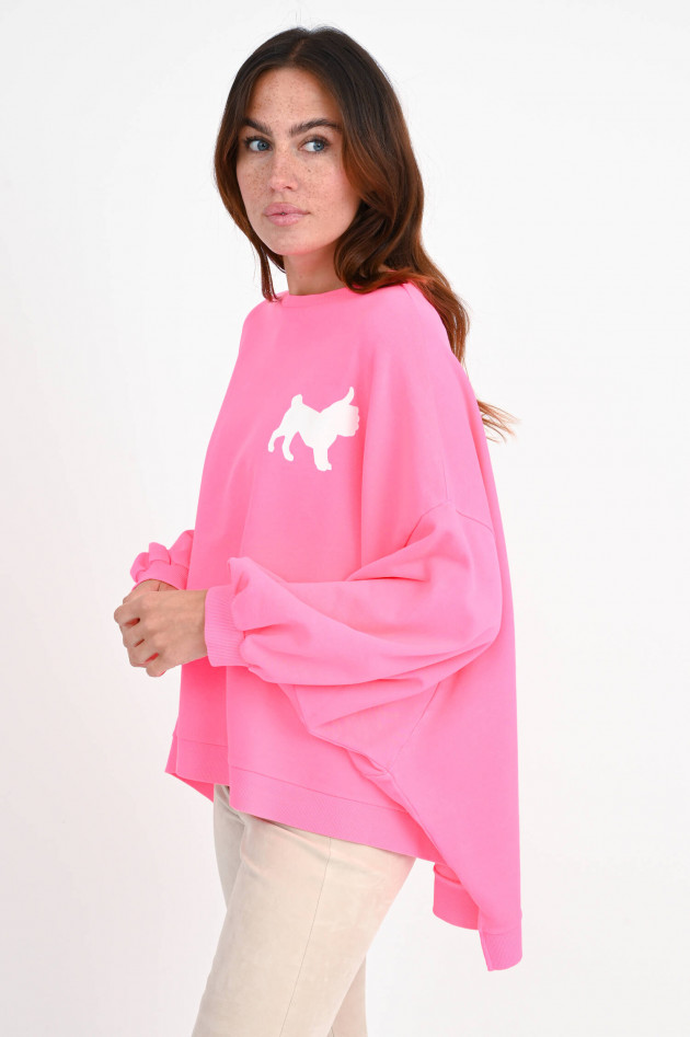 Love Joy Victory Oversize Sweater in Neonpink
