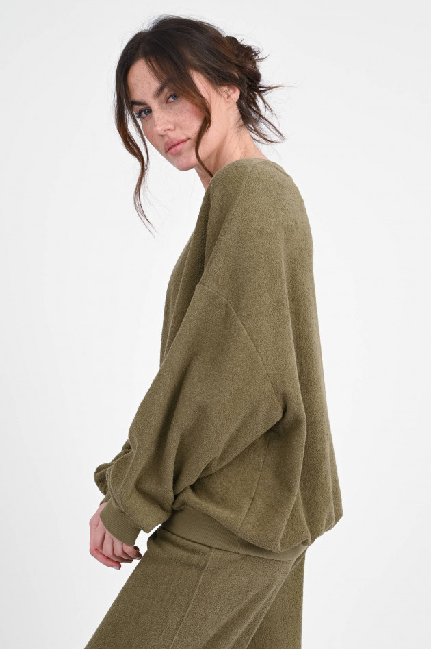 Love Joy Victory Frottee-Sweatshirt RANA in Oliv