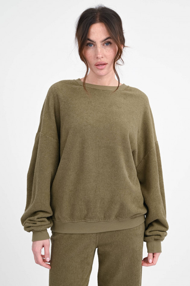 Love Joy Victory Frottee-Sweatshirt RANA in Oliv