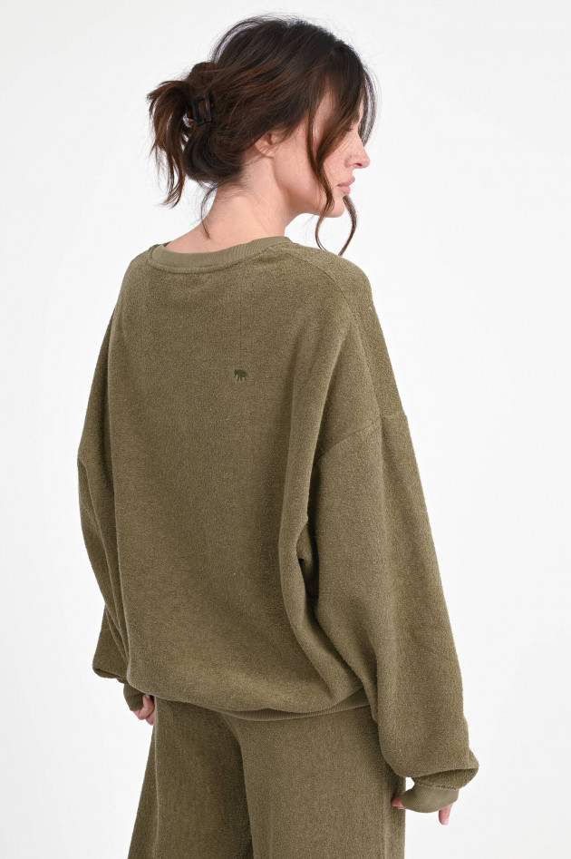Love Joy Victory Frottee-Sweatshirt RANA in Oliv